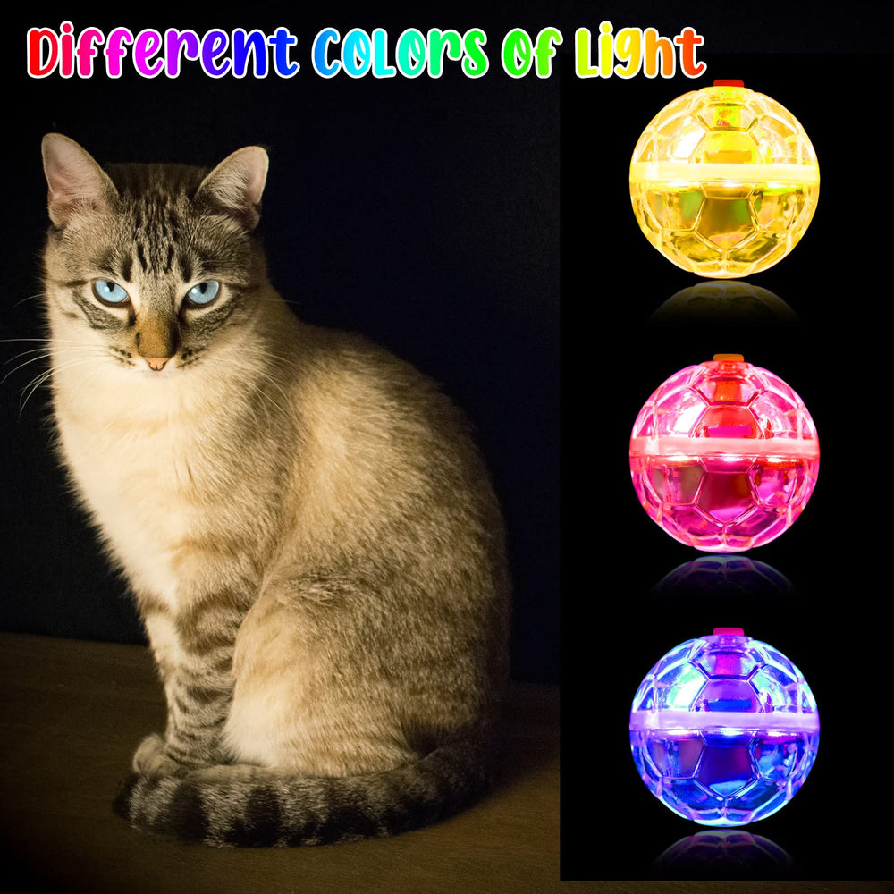CHENGU color-changing cat balls brighten playtime with dynamic lights