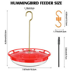 CHENGU 16 oz capacity hummingbird feeder designed for nectar storage efficiency.
