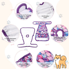 Chenkaiyang waterproof outer and breathable inner liner keep your dog dry and comfortable.