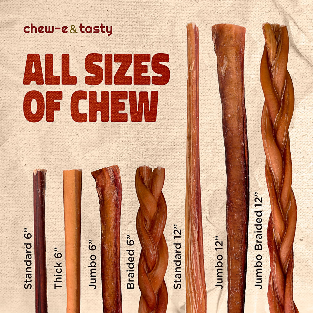 Chew-eandtasty value pack 10 bully sticks conveys affordable repetition for chewers.