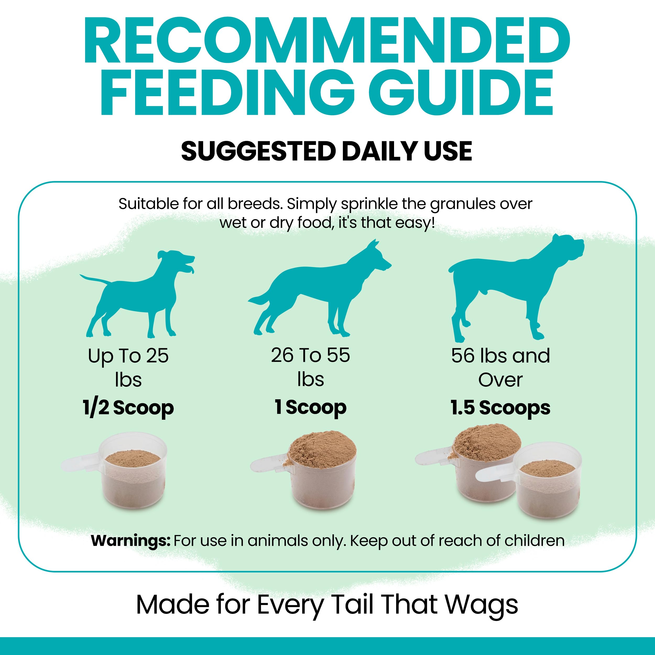 Chew + Heal Labs kelp supports skin and coat health.