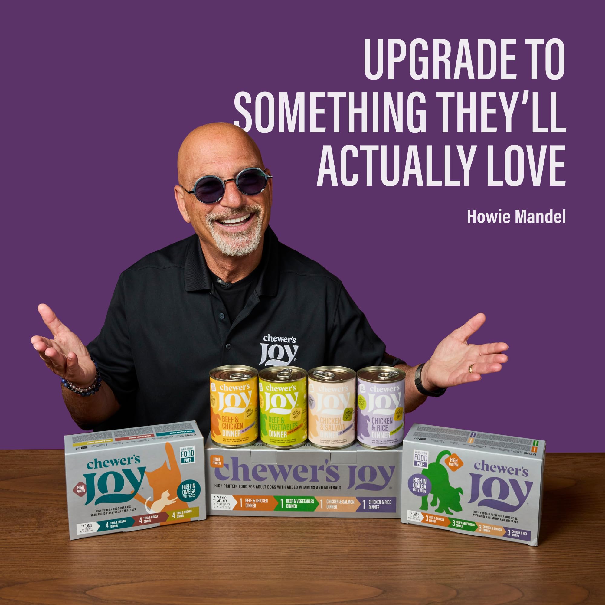 Chewer's Joy serving with kibble topper illustrates meal versatility