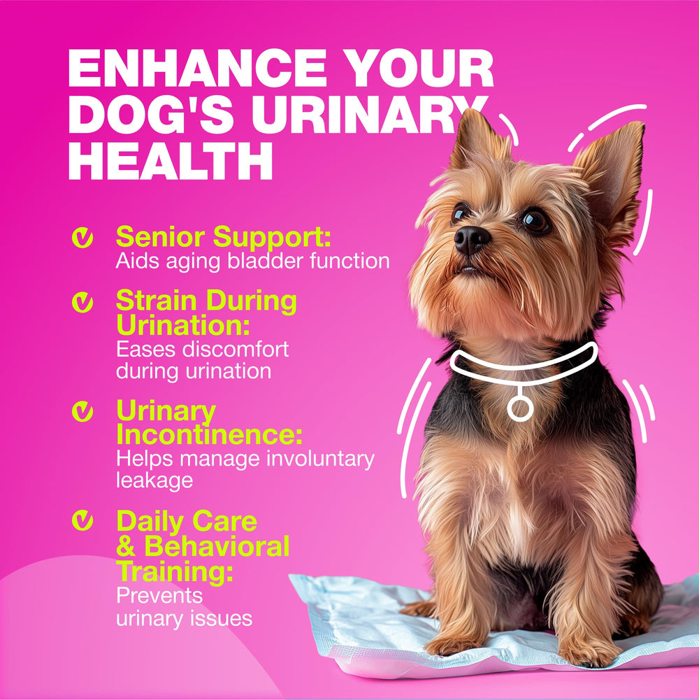 CHEWIA Dog Urinary Tract Support chews illustrate easy everyday use.