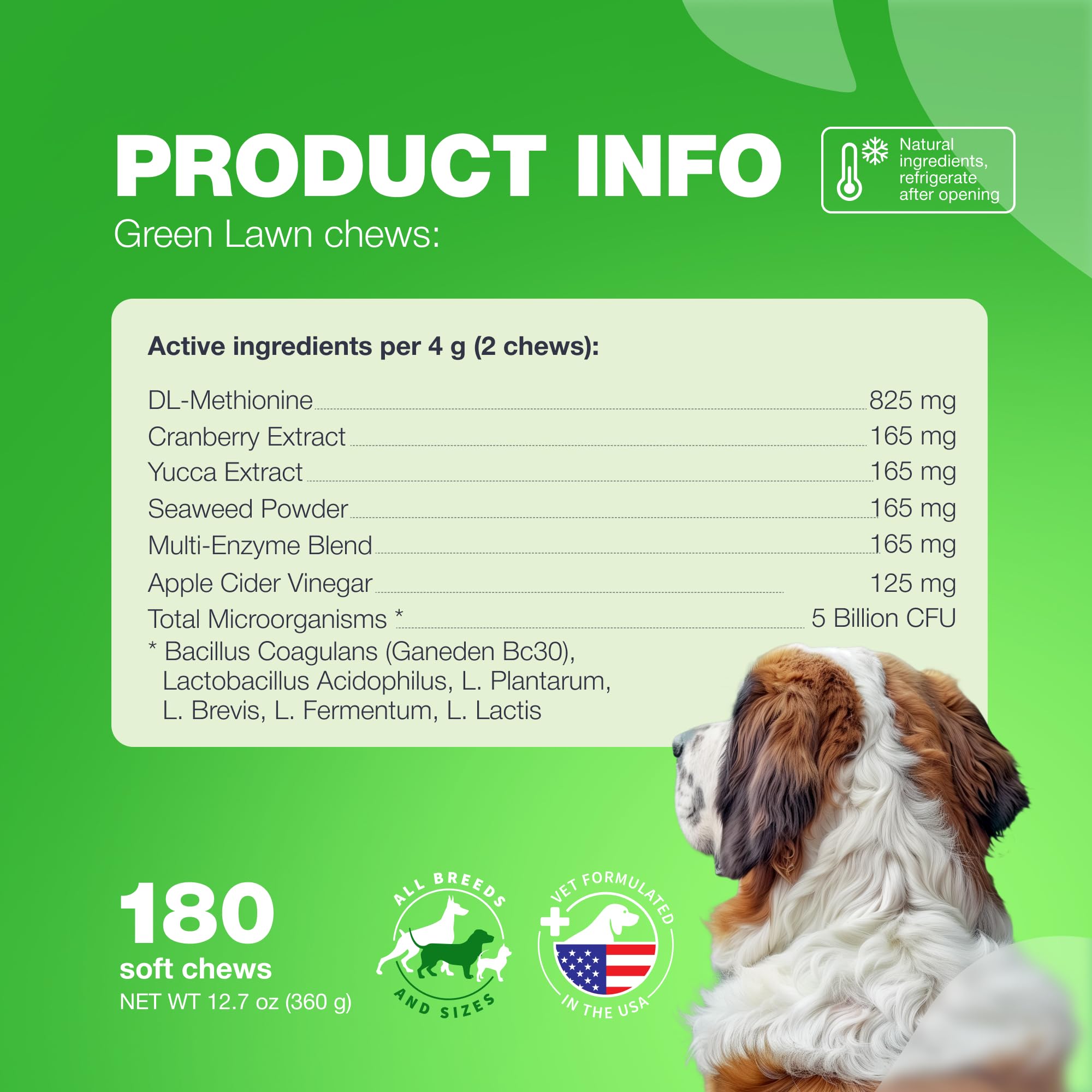 CHEWIA Grass Burn Spot Chews dog-enjoys treat that supports pet wellness.