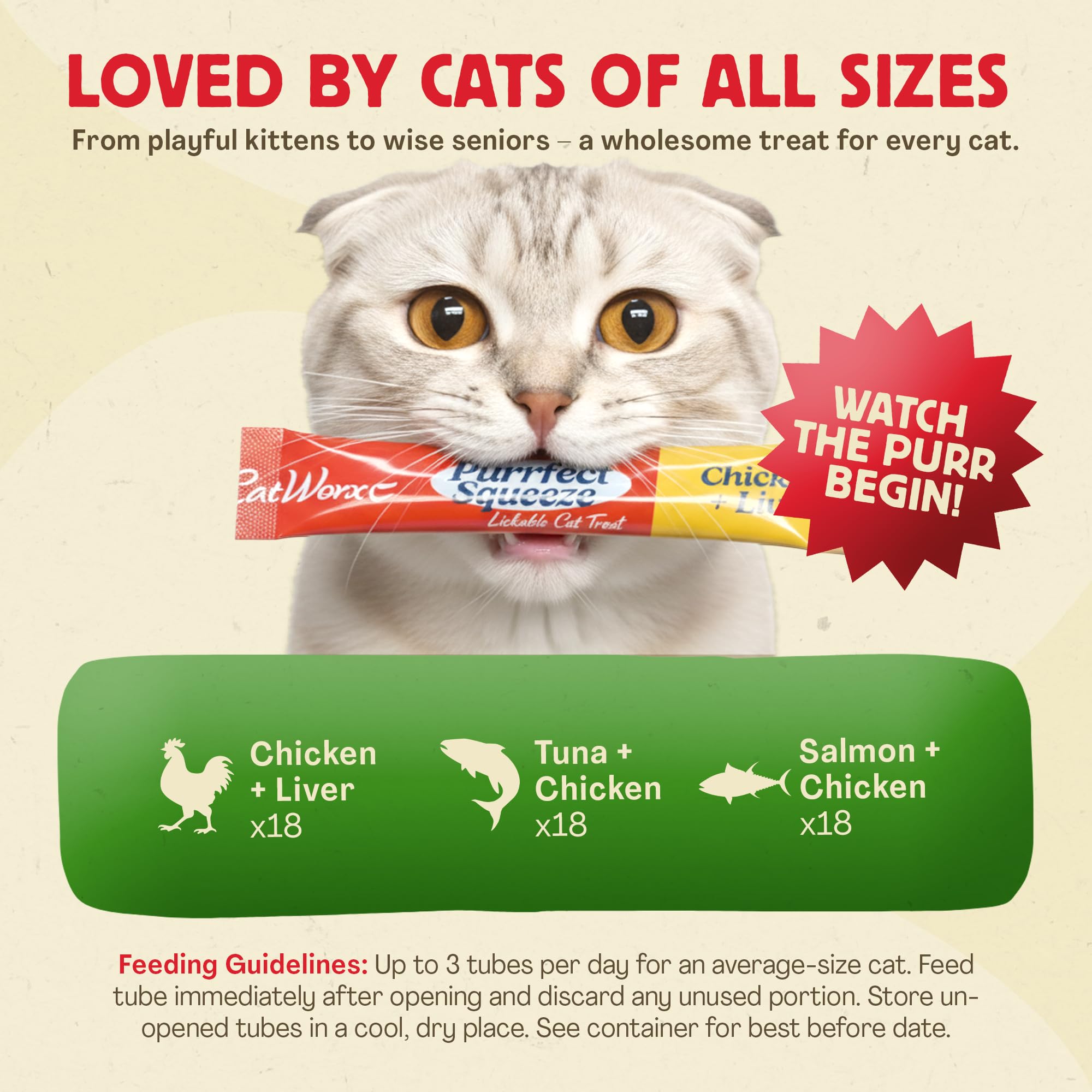 Catworx Purrfect Squeeze as a food topper adding moisture to meals.