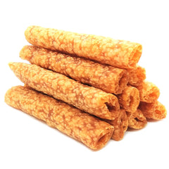 ChewRuffic chicken dog chew sticks pack supports dental care during chew sessions.