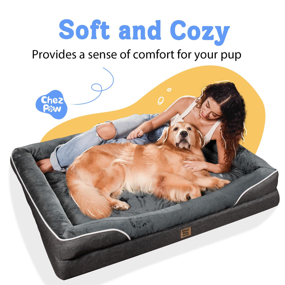 Chez Paw anti-slip bottom keeps the bed stable on hardwood and tile floors.