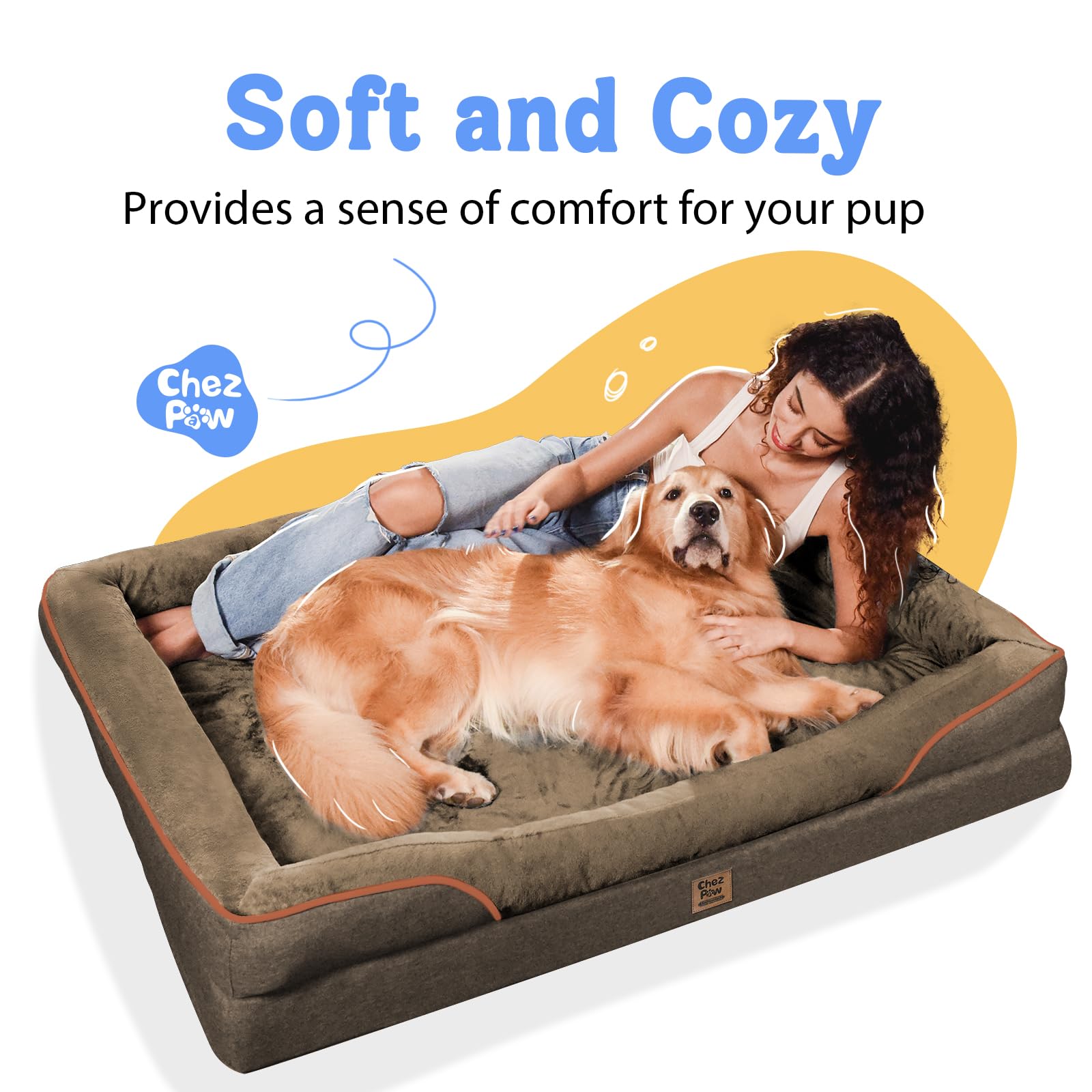 Chez Paw removable-washable cover simplifies cleaning after messy play sessions.