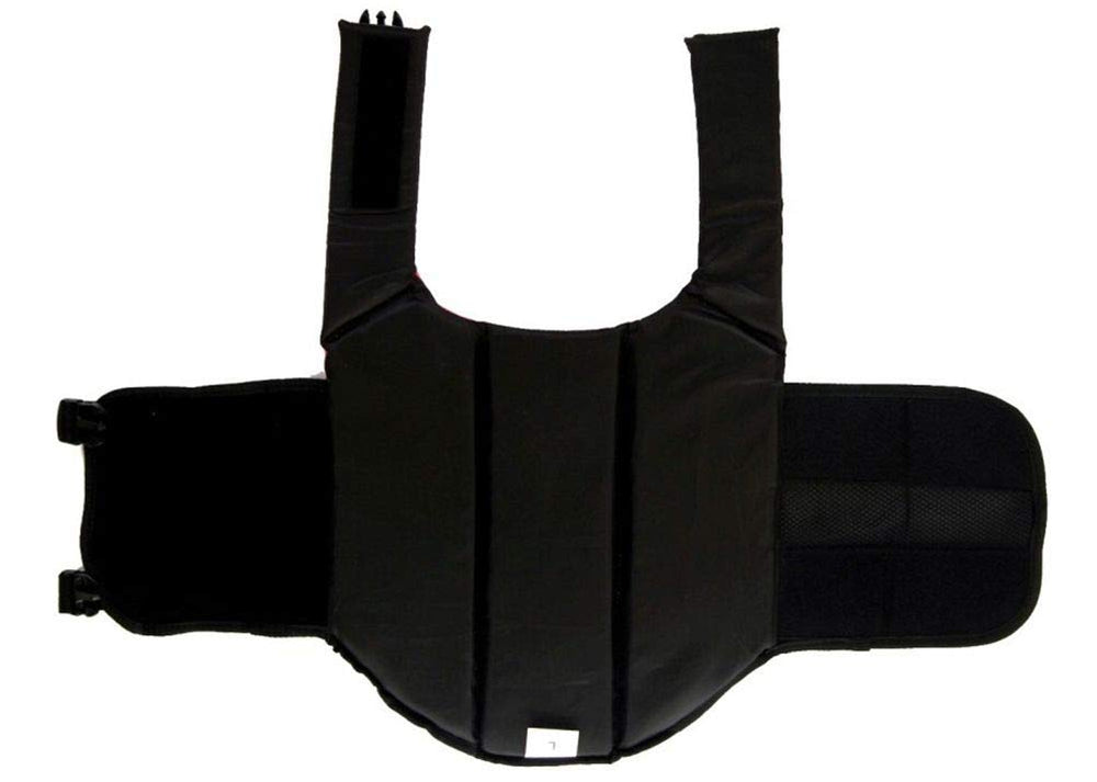 ChezAbbey life vest with top handle for easy rescue and control during boating.