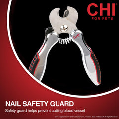 CHI for Dogs large breed clipper ergonomic handle highlighted for steady grooming