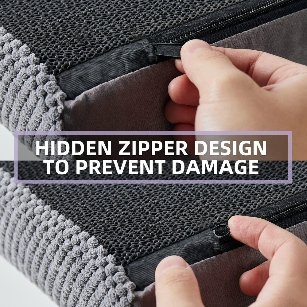 Chic Threads dog stairs three-step structure enables gentle height transition for small dogs.