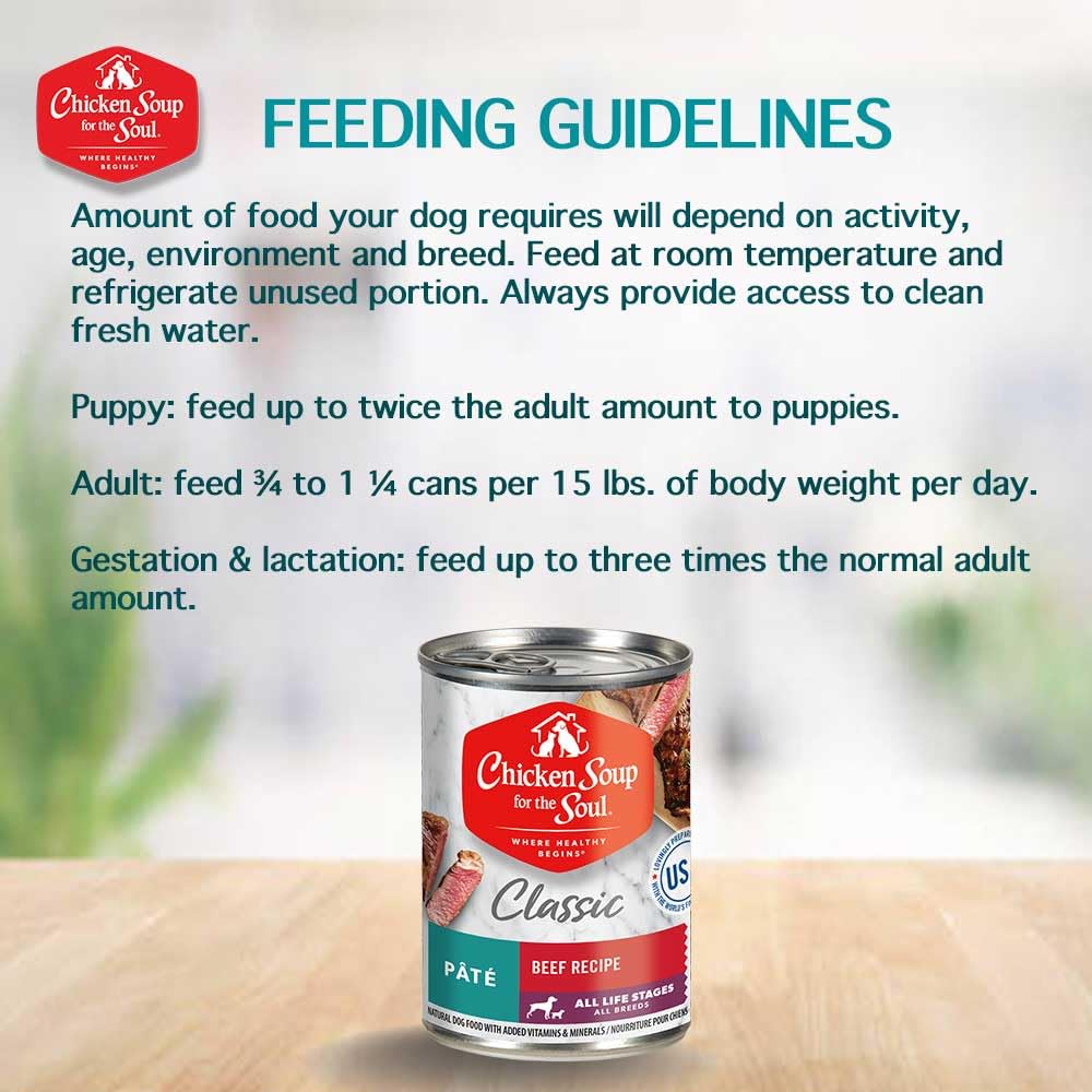Chicken Soup for the Soul beef pate 13oz can – USA-made with trusted ingredients.