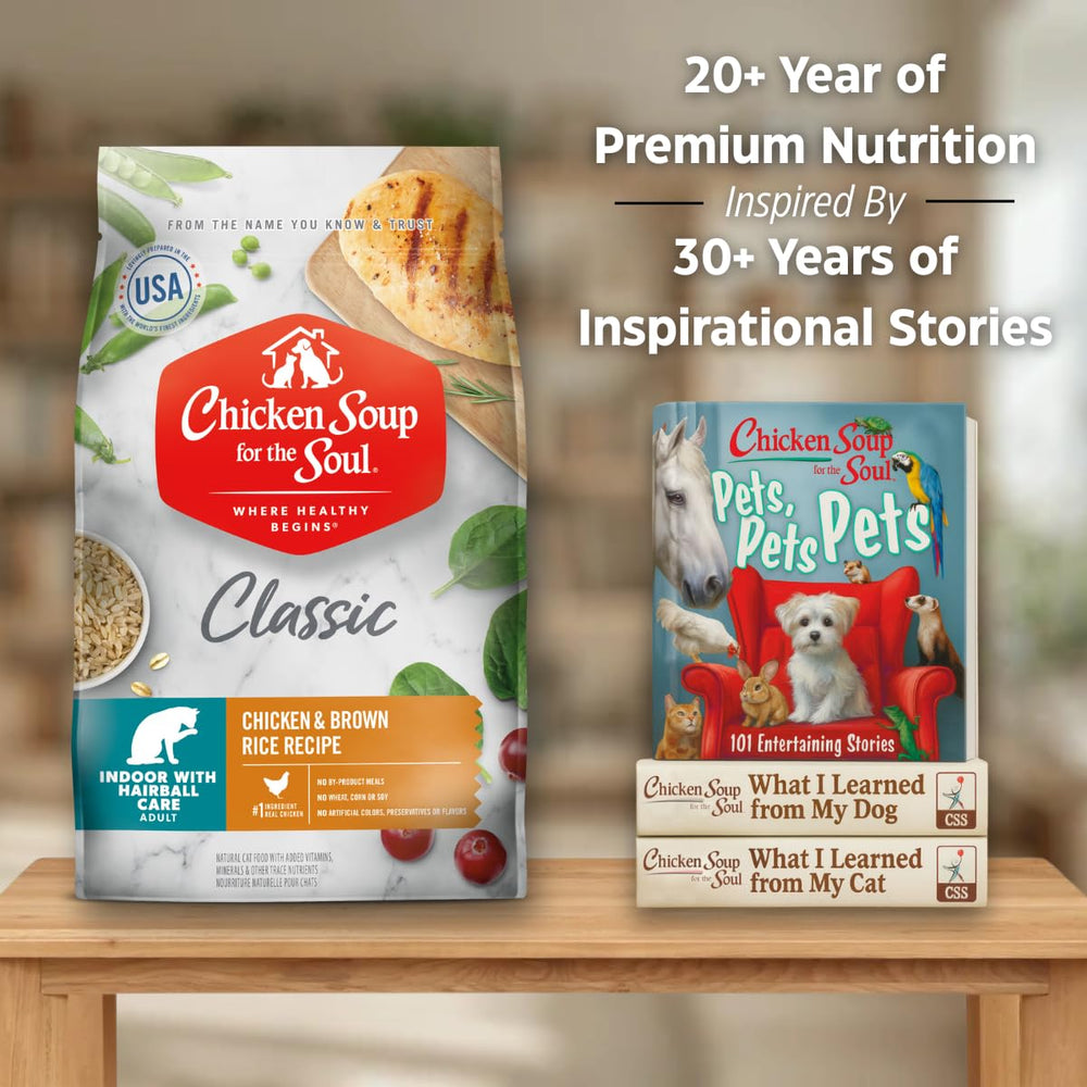 Chicken Soup for the Soul made in USA badge reinforces quality and traceability