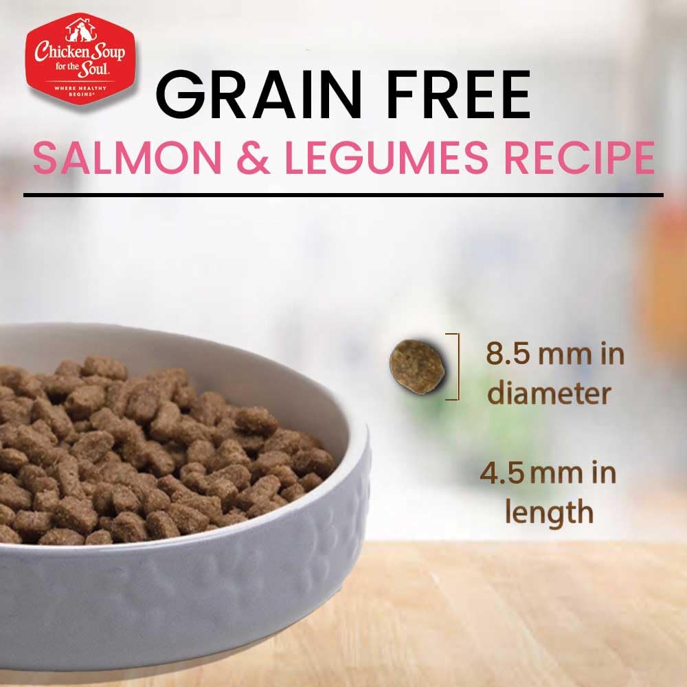 Chicken Soup for the Soul salmon-legumes recipe highlights real salmon and plant proteins.
