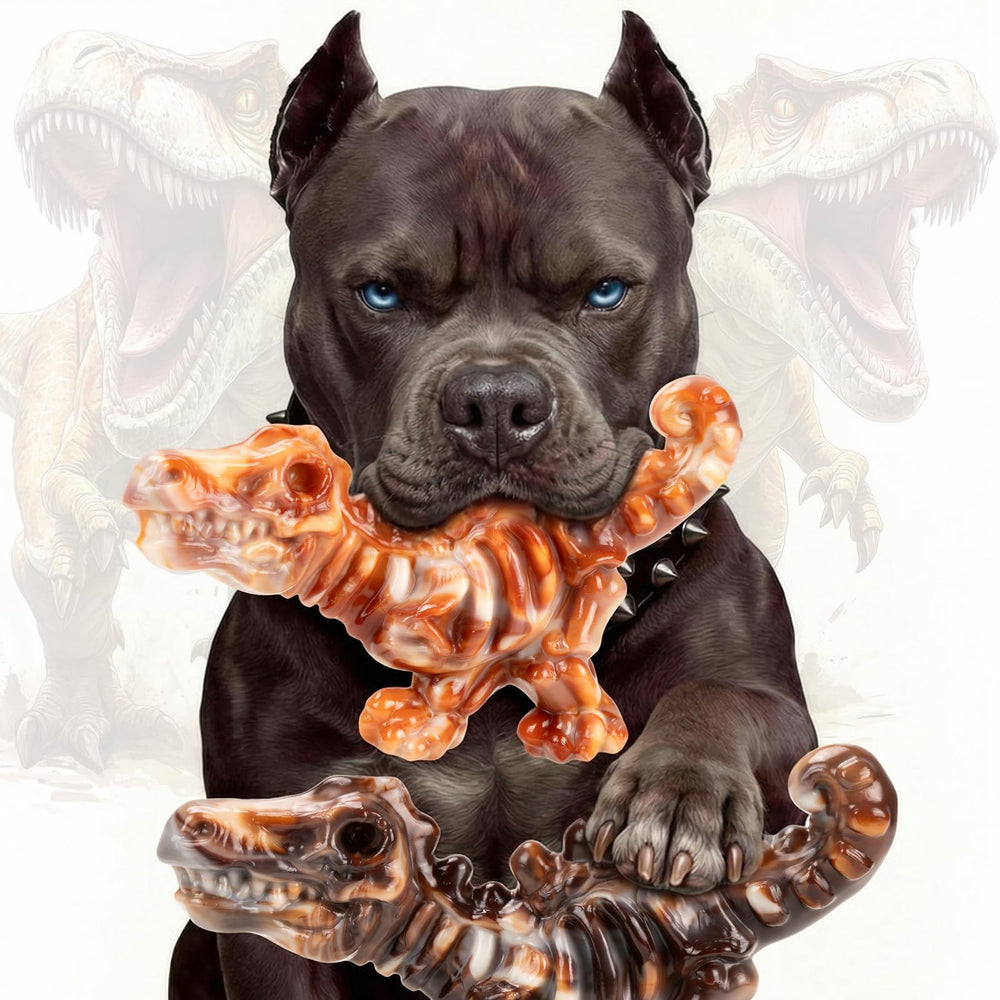 ChienBox indestructible nylon chew toy with bacon flavor for powerful chewers