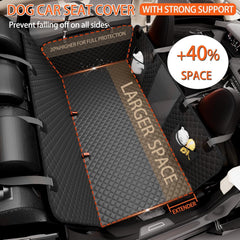 Chilino dog car seat cover waterproof protecting upholstery and spills
