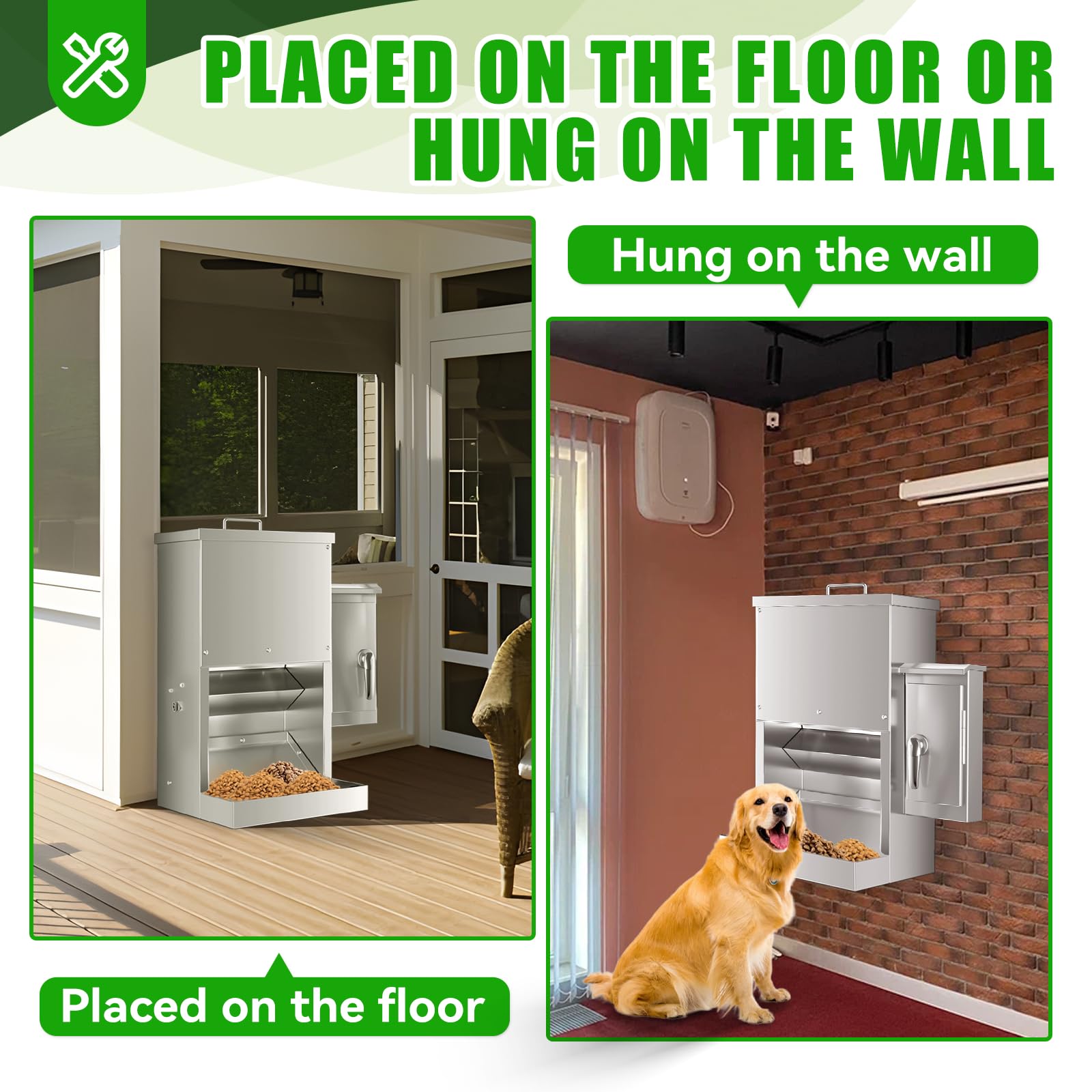ChiPak floor placement with expansion screws supports versatile installation.