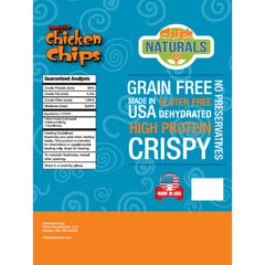 Chip's Naturals Doggie Chicken Chips crispy bites for dogs.