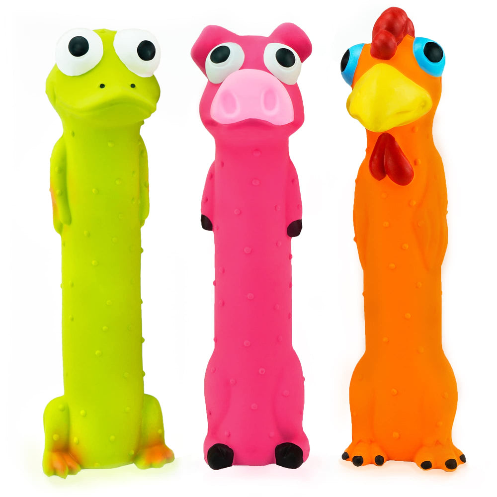 CHIWAVA chicken-design 9in squeaky dog toy for interactive play outdoors
