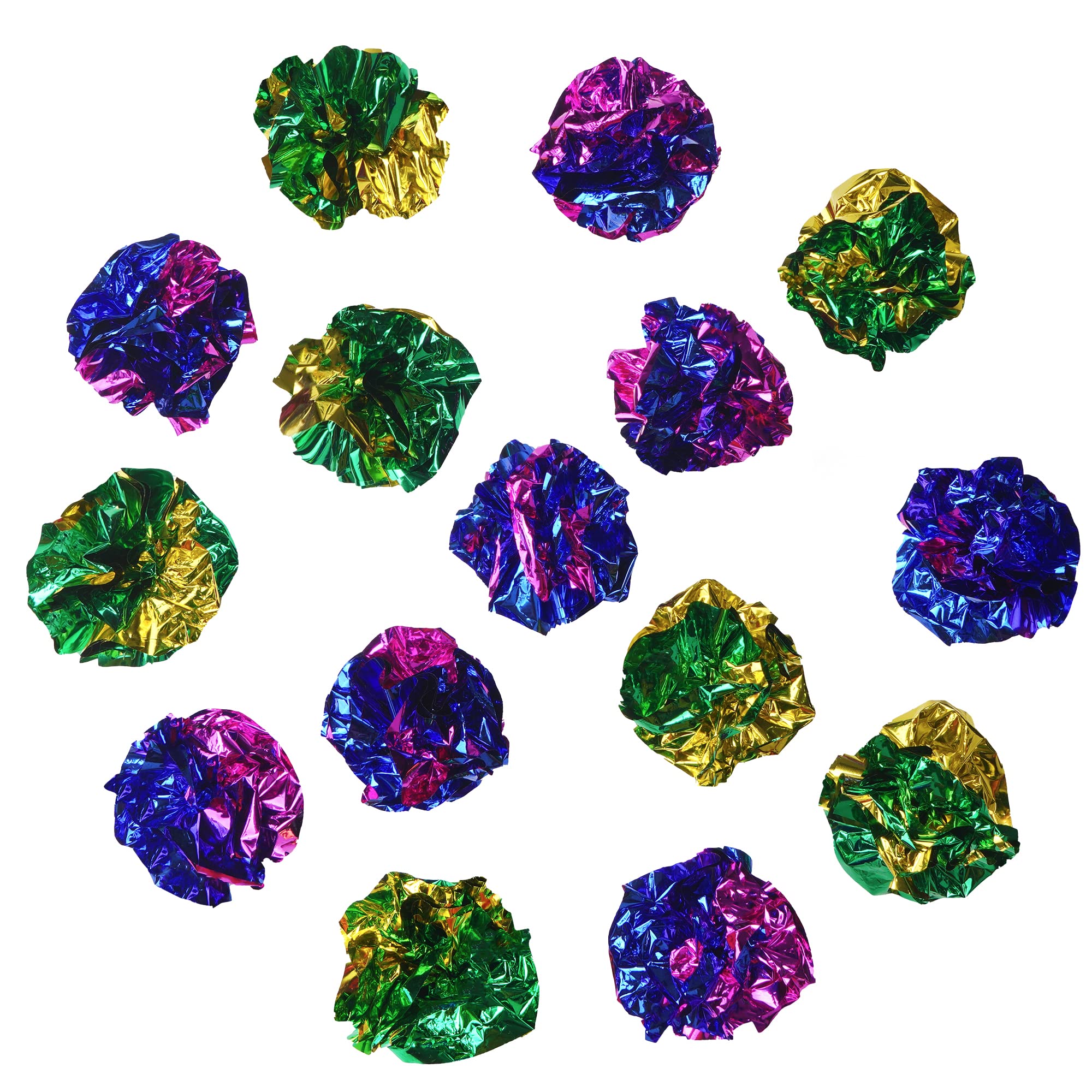 CHIWAVA soft lightweight Mylar balls are easy to chase indoors.