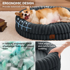 ChiXnuggle 360-degree bolsters provide complete head-to-paw support.