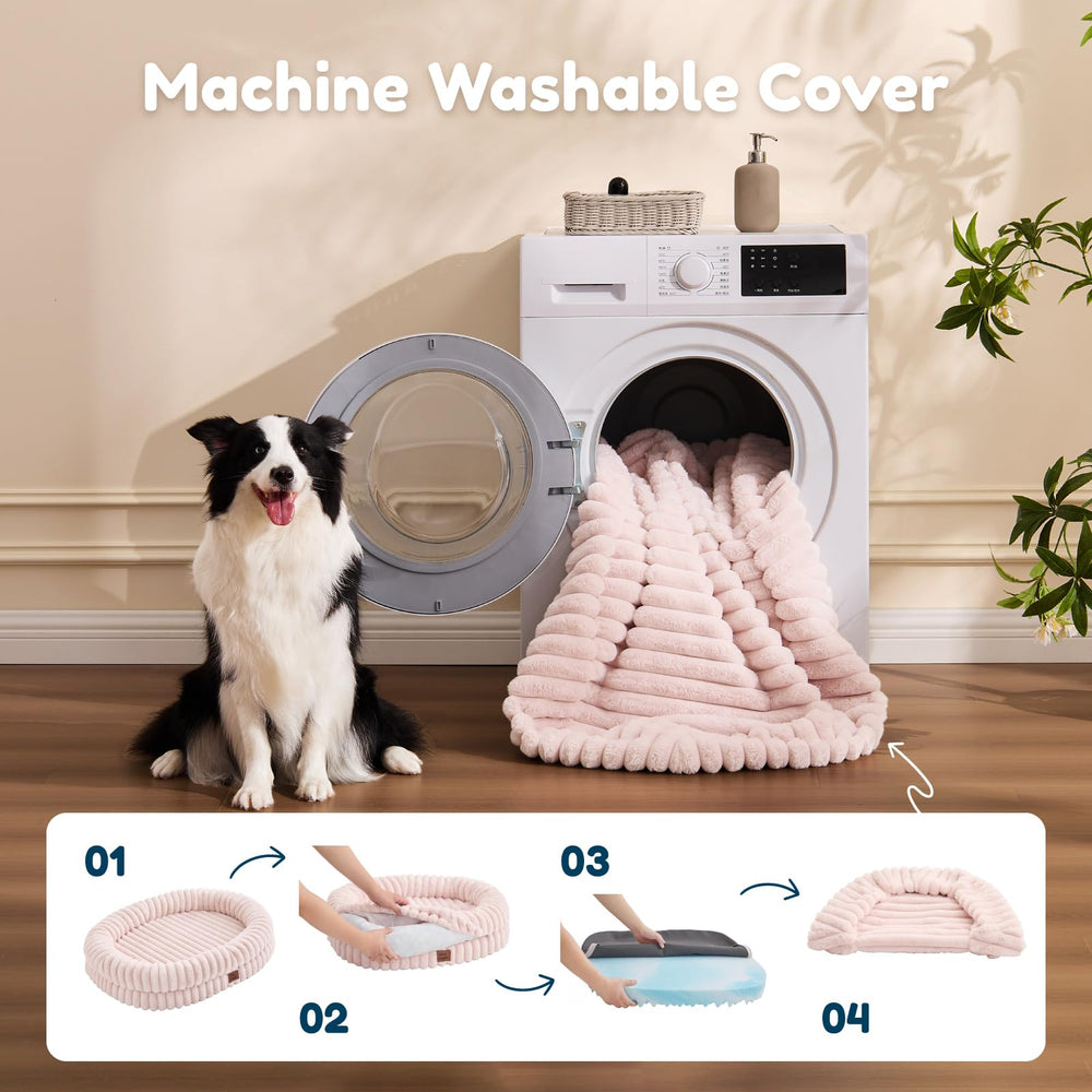 ChiXnuggle bolster bed in cozy setting highlights all-around support
