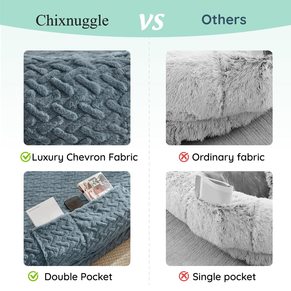 ChiXnuggle non-slip bottom keeps bed in place.