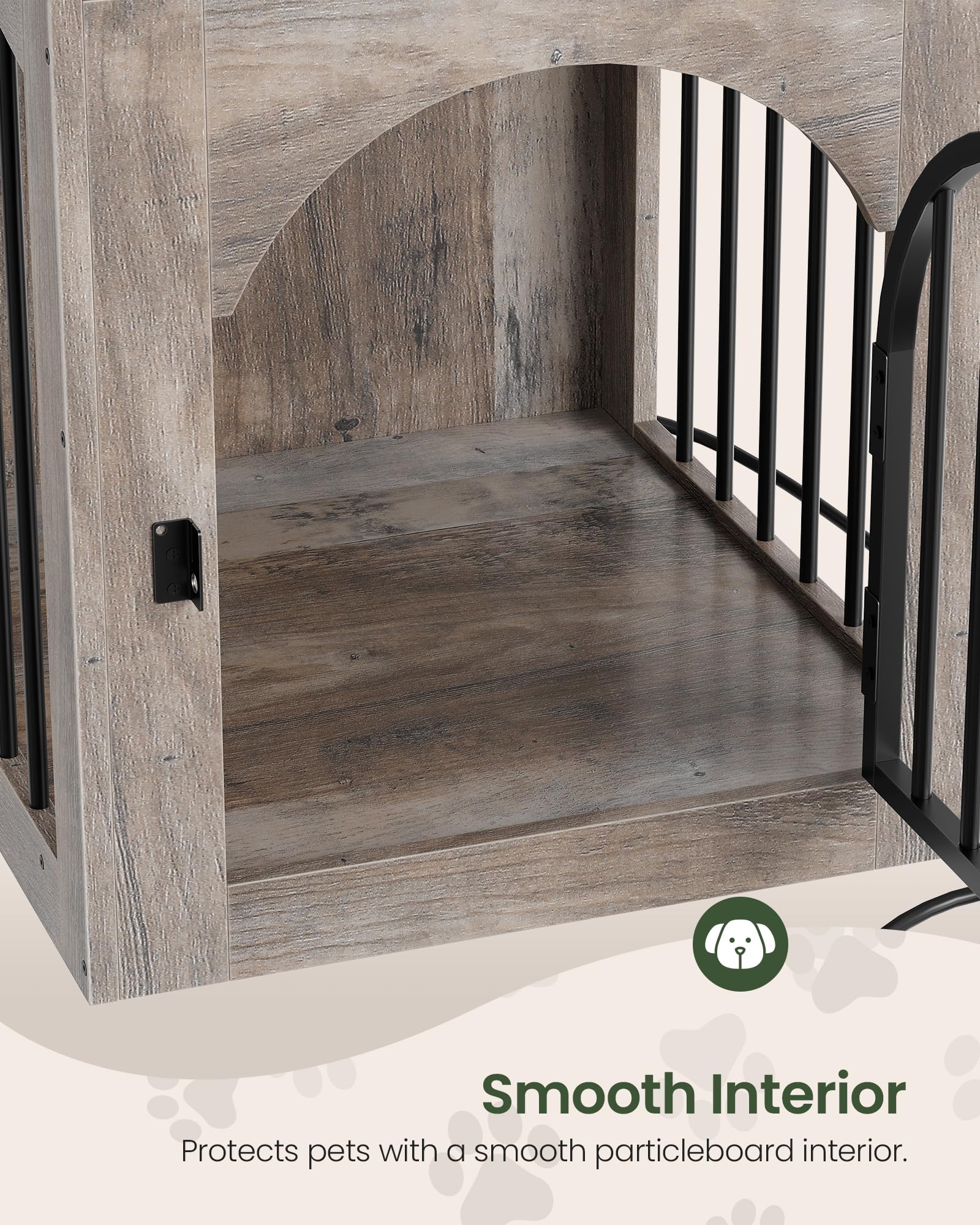 Easy assembly steps for CHOEZON dog crate furniture