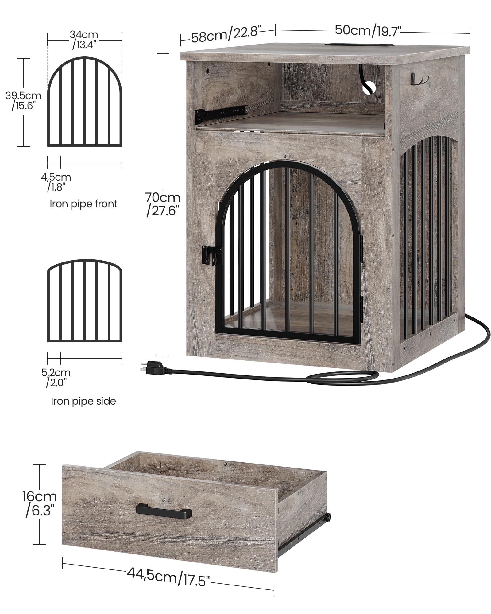 CHOEZON crate furniture used as an end-table in a room corner