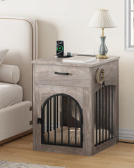 Close-up of CHOEZON crate furniture thick iron pipes for durability