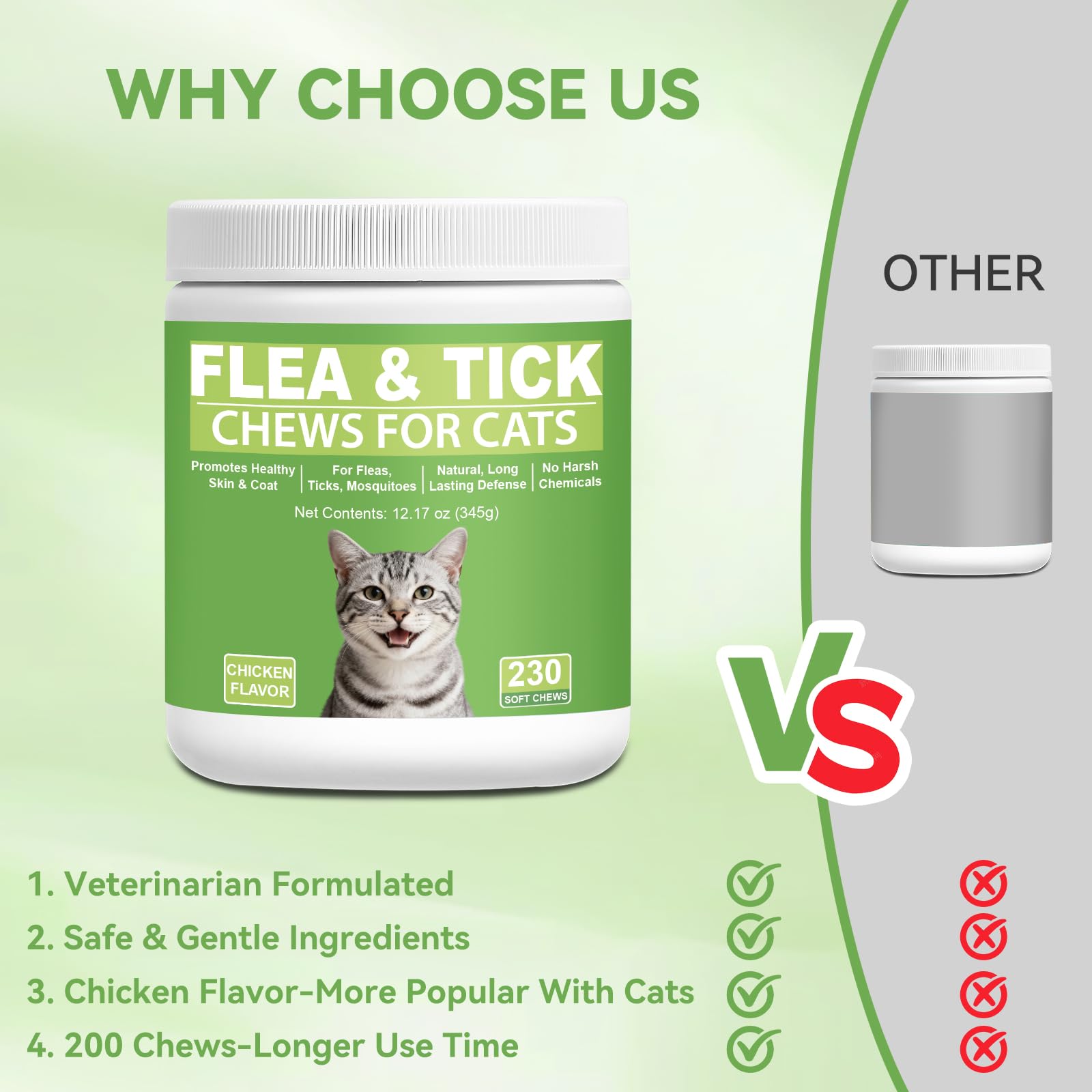 ChoHeel flea and tick chews suitable for all breeds and ages