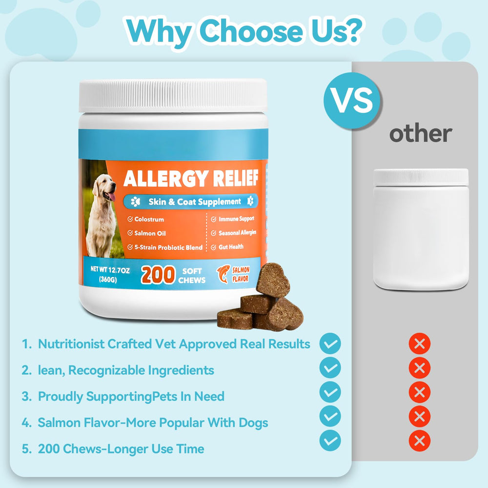 ChoHeel dog allergy chews served in a bowl for daily feeding routine