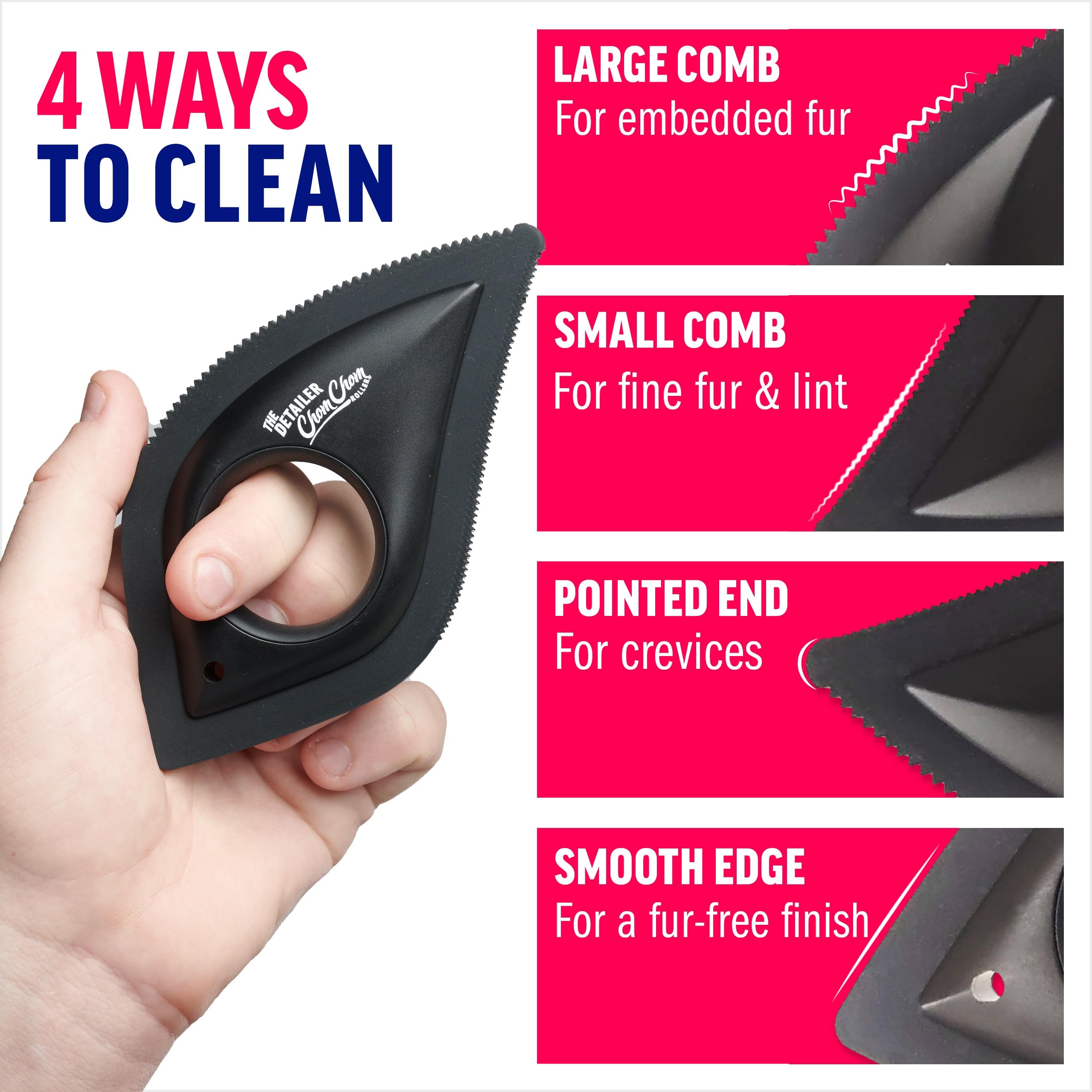 ChomChom Detailer tackles dirty floor mats, lifting loose hair
