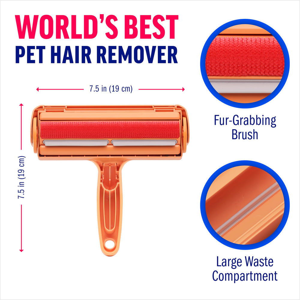ChomChom Roller easy peeling for fast cleaning of collected fur.