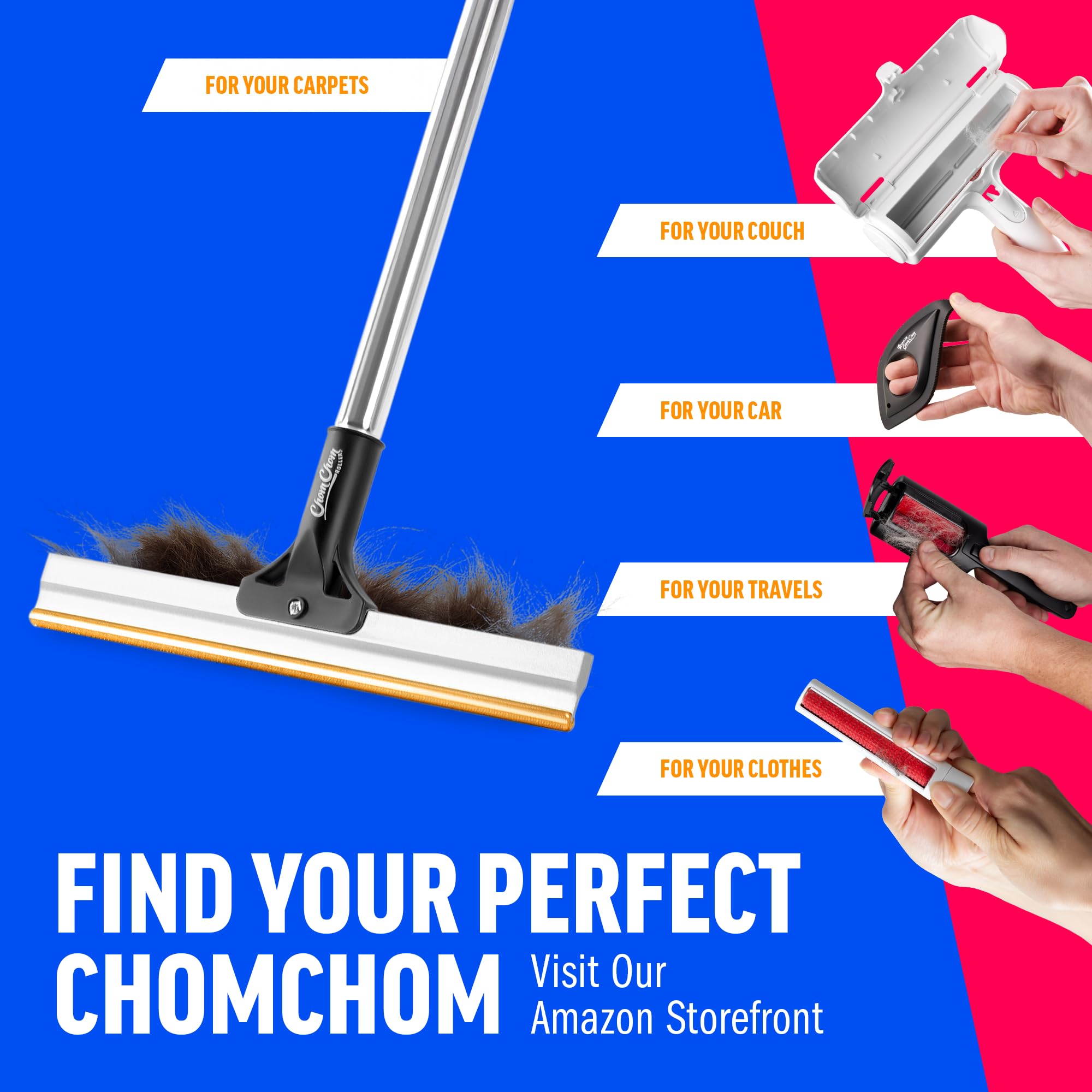 ChomChom Roller pet beds free of fur.