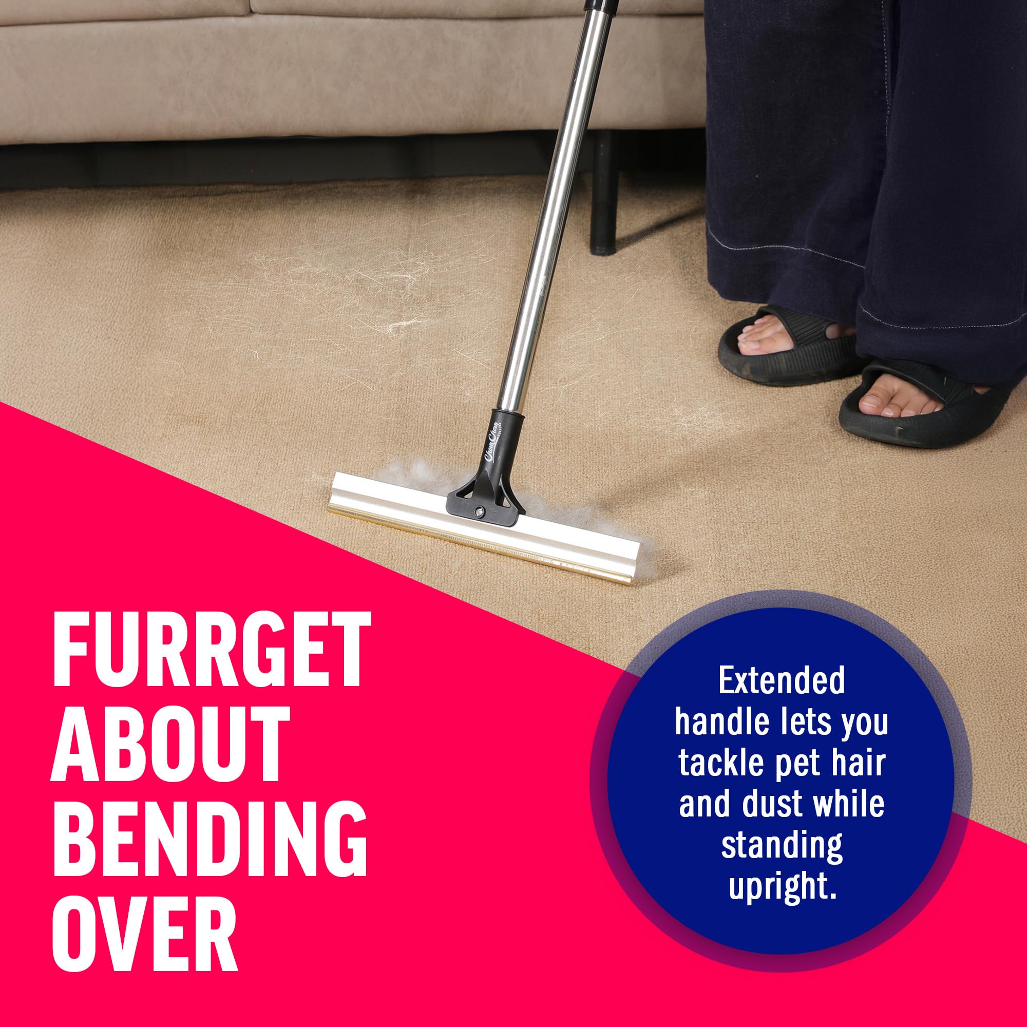 ChomChom Roller deep-clean rugs and stairs efficiently.