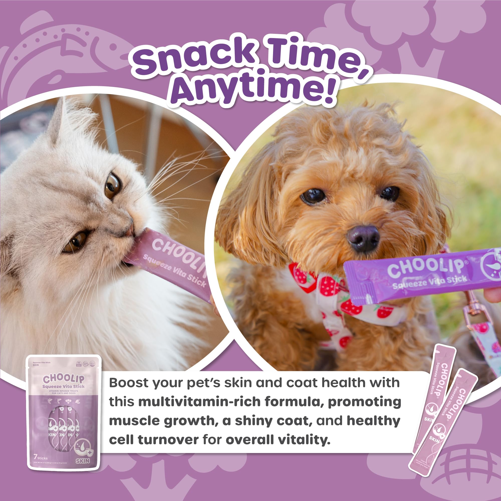 Choolip Squeeze Vita Stick can be frozen into refreshing treats.