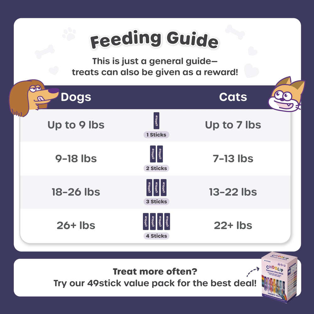 Choolip Squeeze Vita Stick packaging display highlighting key features.