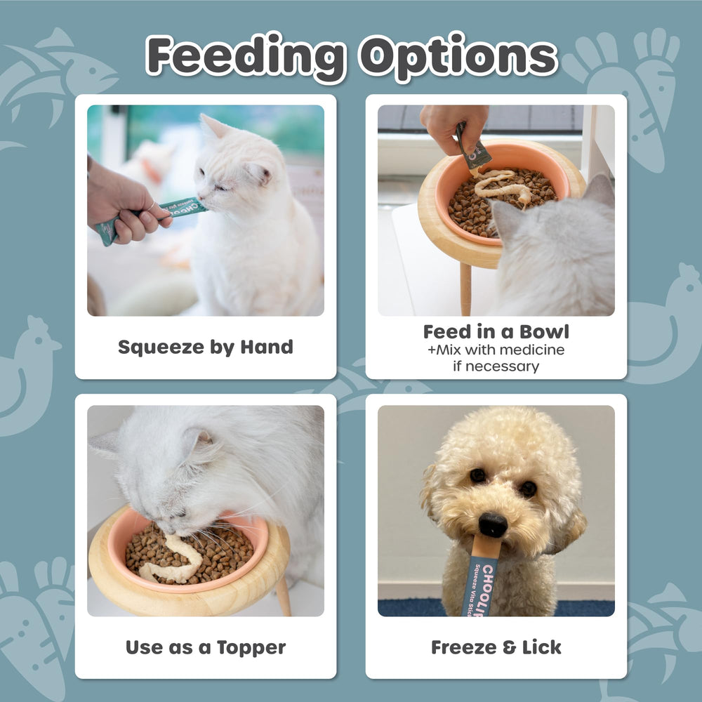Choolip Squeeze Vita Stick senior-friendly eye support for aging pets