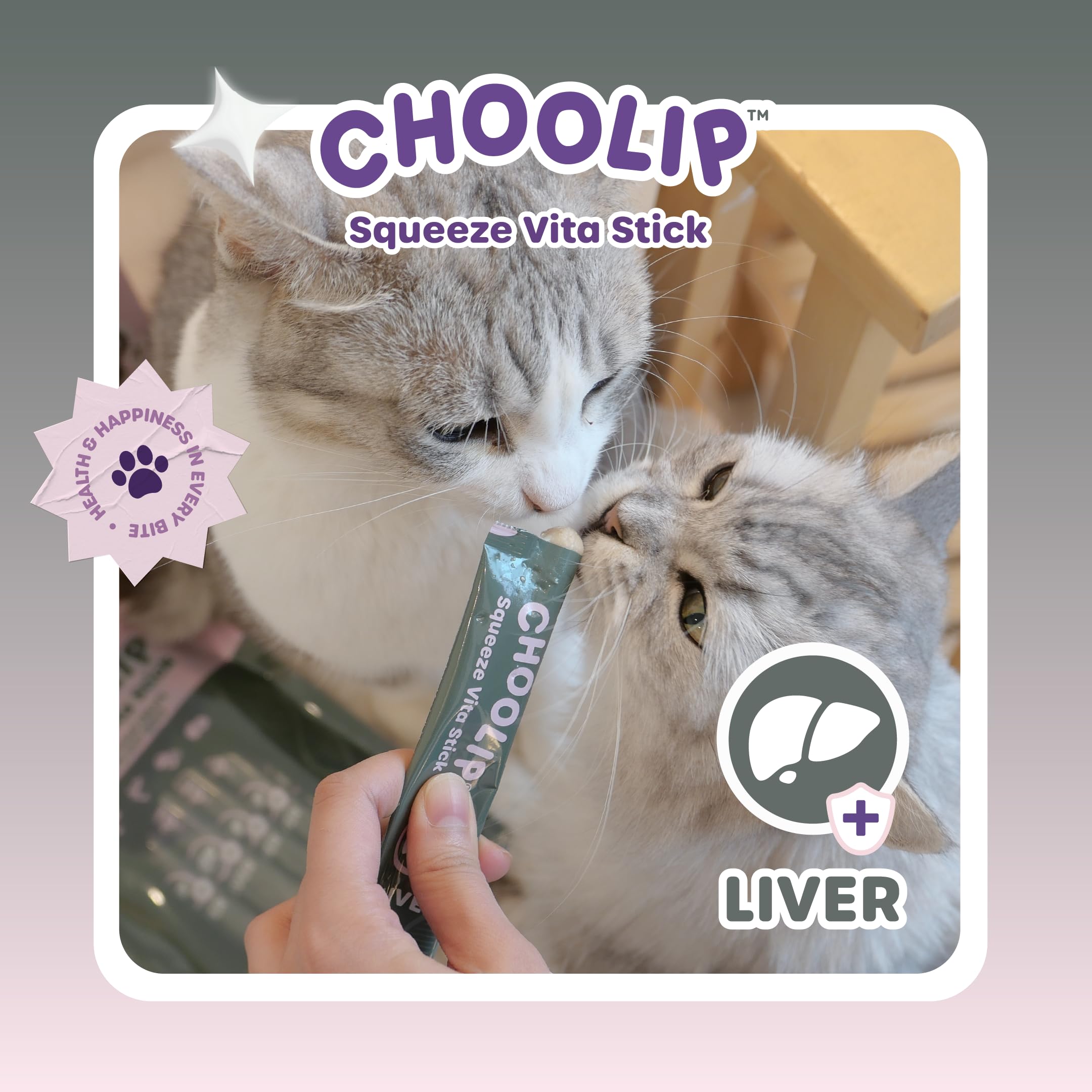 Choolip Squeeze Vita Stick vet-formulated trust and quality.