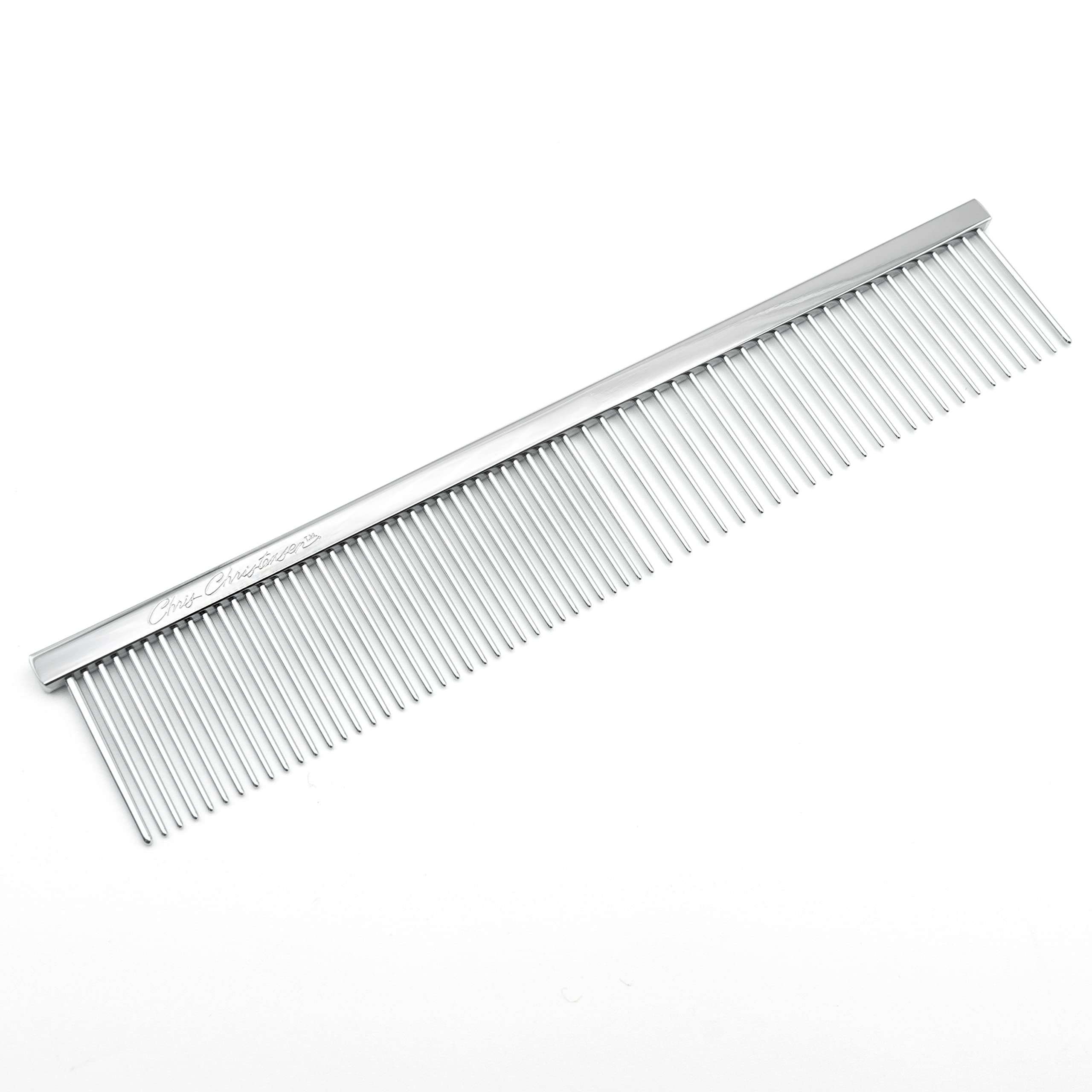 Chris Christensen 000 Buttercomb greyhound style for gentle detangling and maintenance