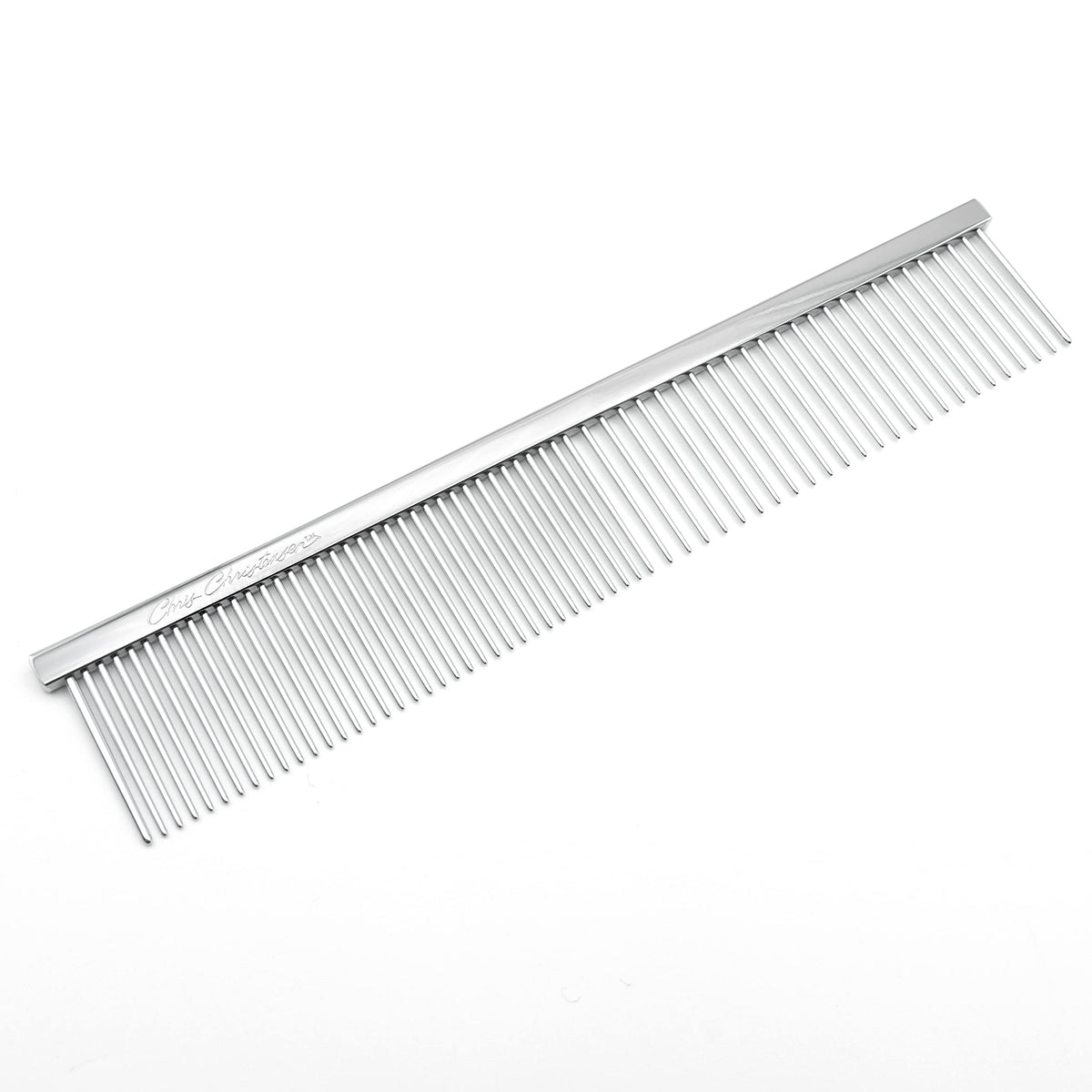 Chris Christensen 000 Buttercomb greyhound style for gentle detangling and maintenance