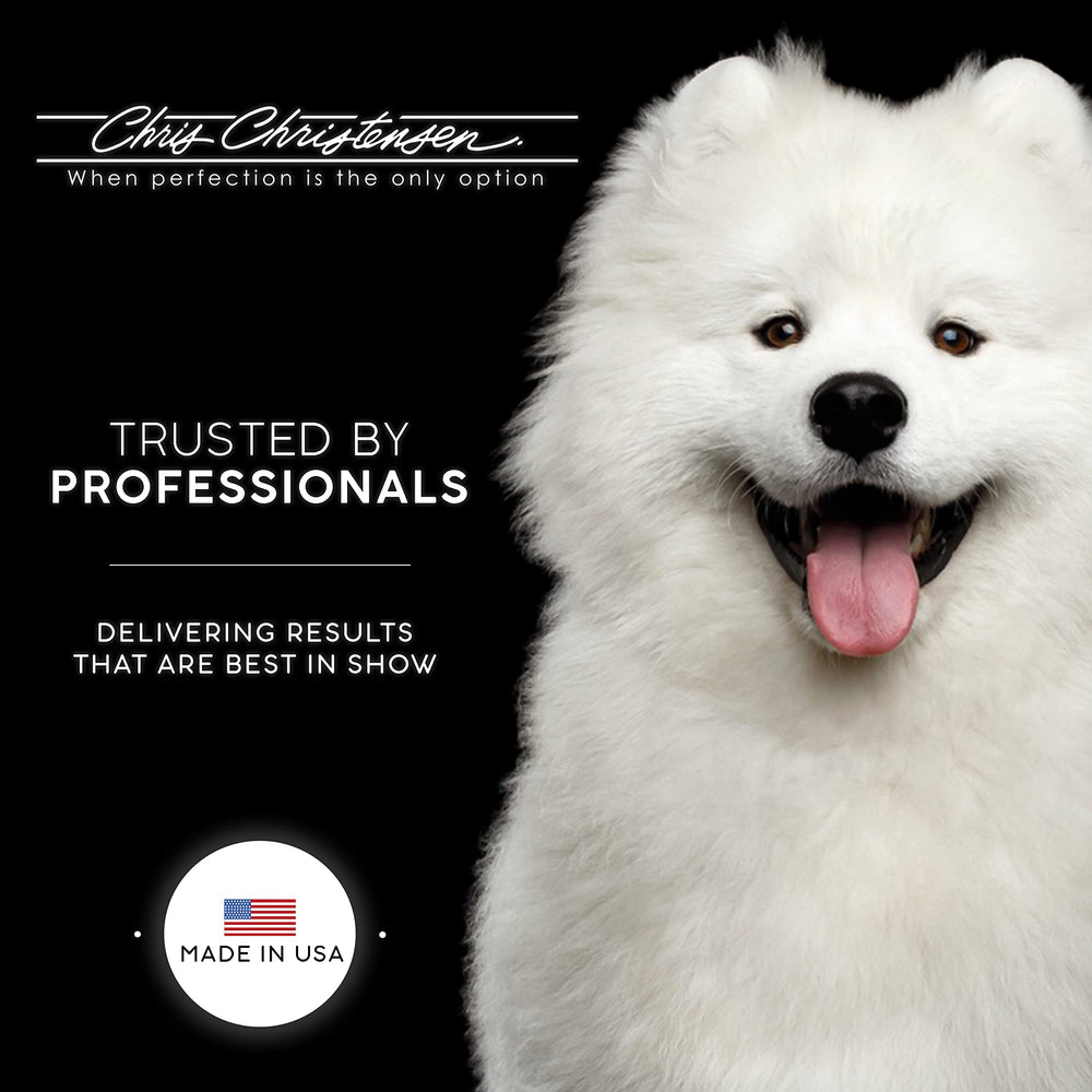 Professional grooming session using After U Bathe for a refined finish.