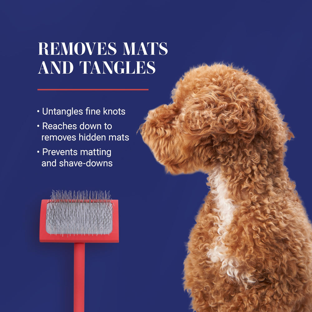Non-slip handle minimizes hand fatigue during long grooming sessions