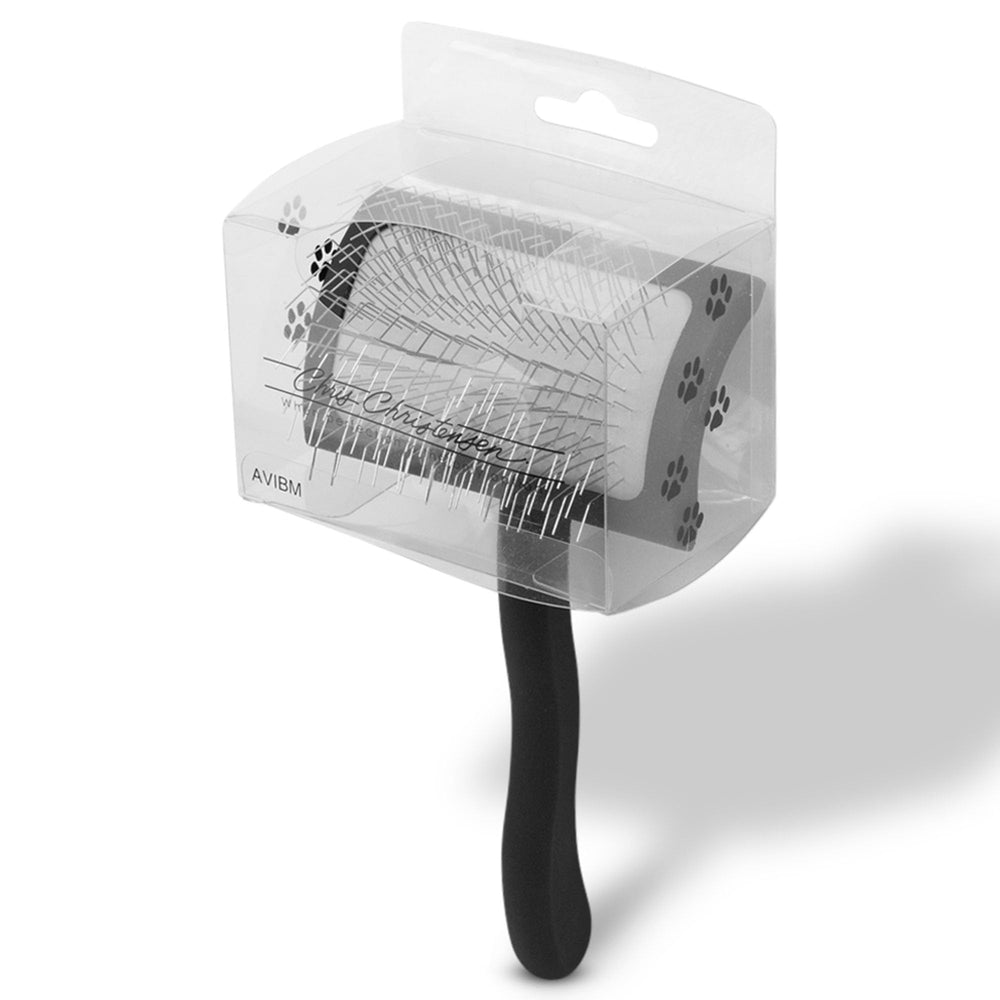 Professional-grade Big K Slicker Brush inspired by show grooming