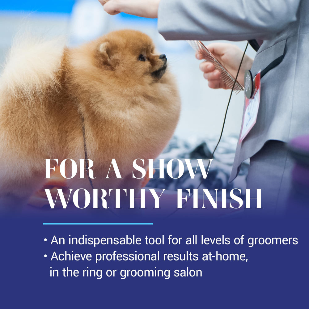 Chris Christensen Buttercomb rounded tines glide smoothly through fur