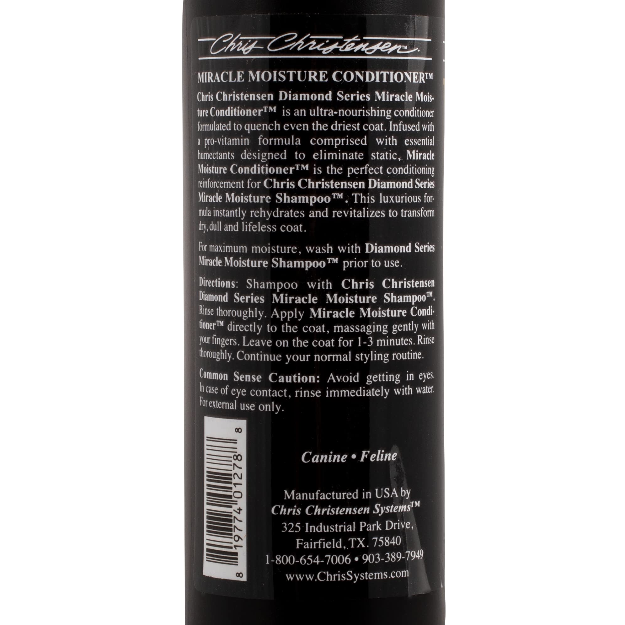 Chris Christensen Miracle Moisture grooming session on a ready-to-trim coat