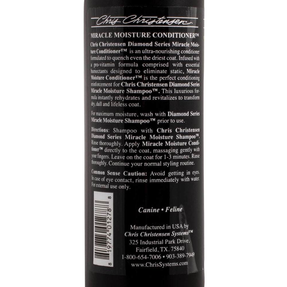 Chris Christensen Miracle Moisture grooming session on a ready-to-trim coat