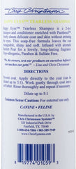 Chris Christensen Happy Eyes tearless formula near dog's eyes for gentle cleansing