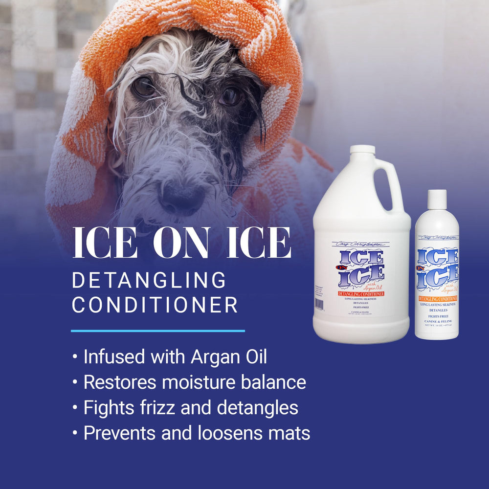 Ice on Ice conditioner on coat glow, smooth fur and shine